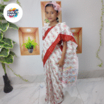 বাচ্চাদের সুতির রেডি শাড়ি - Image 4